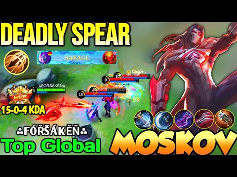 Moskov Best Build In 2022 | Top Global Moskov ⁂FÓŘŠÁKĚŇ⁂ - Mobile Legends