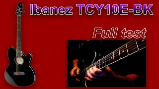 Video thumbnail for Ibanez ''Talman'' TCY10E-BK Full test by Jean Marc Vignolo