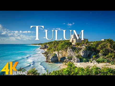 Tulum 4K Amazing Aerial Film - Relaxing Piano Music - Beautiful Nature