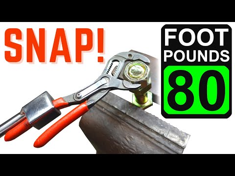 Little Knipex Cobra 125 Pliers Pushed to the Limit