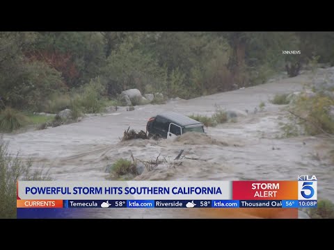 Powerful Christmas Eve storm hits Southern California - KTLA Team Coverage on Dec. 24, 2025.