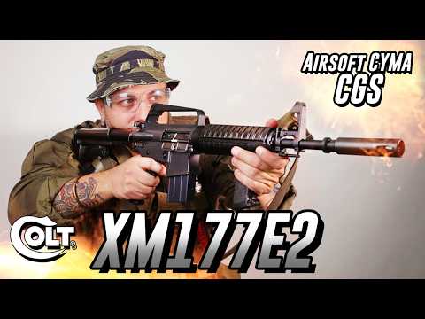 CYMA CGS XM177E2 GBBR Unboxing and real part compatibility 