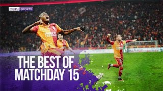 The best of Matchday 15 in the Süper Lig