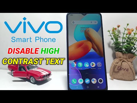 How To Disable High Contrast Text In Vivo Phone