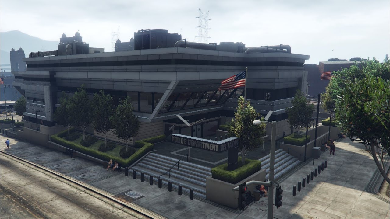 IBONOJA MAPS mission row police station [MRPD] [GTA V MLO] [FiveM]
