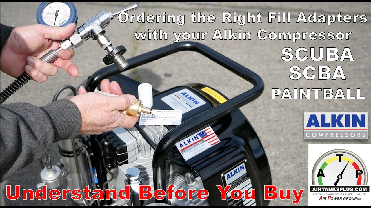 Ordering the Right Fill Adapters with your Alkin Compressor