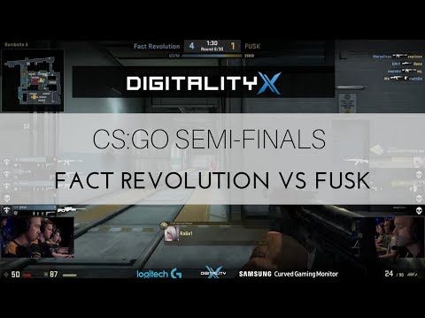 Fact Revolution vs Fusk - (Train) - CSGO semifinale  | Digitality X 2017