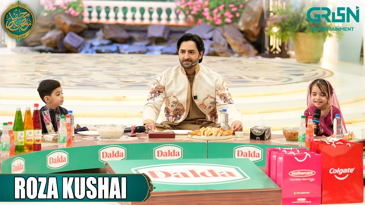 Mehfil e Ramzan Day 25 ( Roza Kushai ) Danish Taimoor & Rabia Anum - Green TV