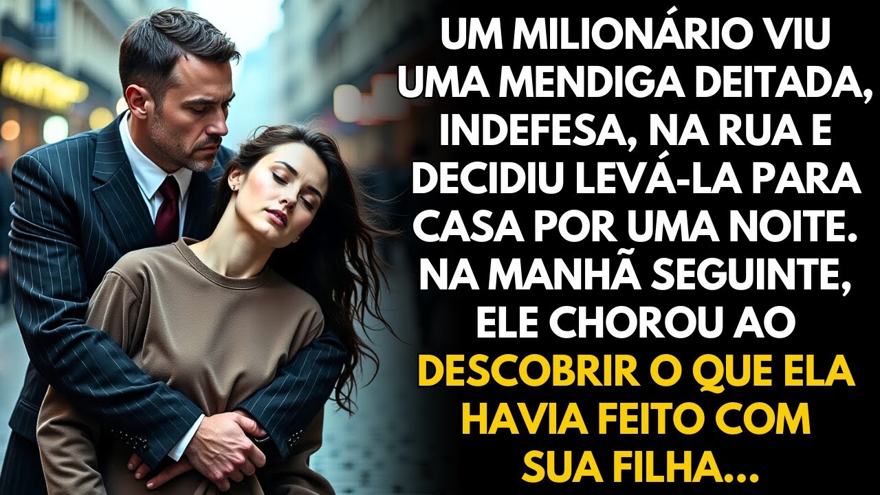 BILIONÁRIO SALVOU UMA MULHER QUE DESMAIOU NA RUA E A LEVOU PARA CASA. NO DIA SEGUINTE, ELE CHOROU...