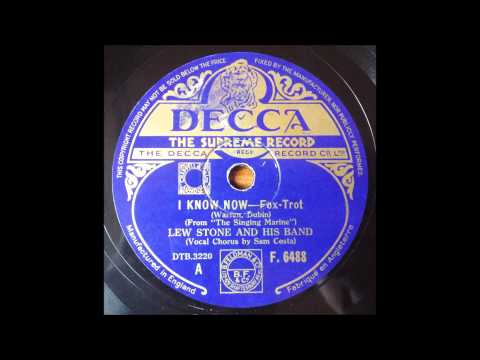 I know now, Lew Stone, 1937
