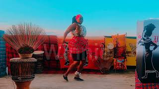 Dressing Masaai Custumes.