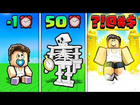 I Wasted INFINITE TIME in Roblox Waste Time