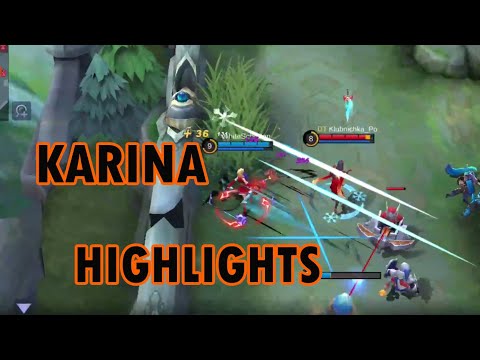 KARINA BEST MOMENTS MLBB | REVAMP KARINA MOBILE LEGENDS | KARINA REVAMP ML