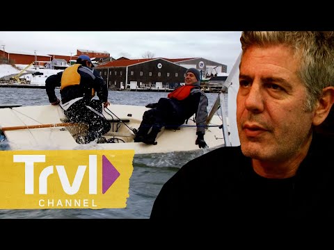 A Hard Lesson In Sailing a "Dixie Cup" | Anthony Bourdain: No Reservations | Travel Channel