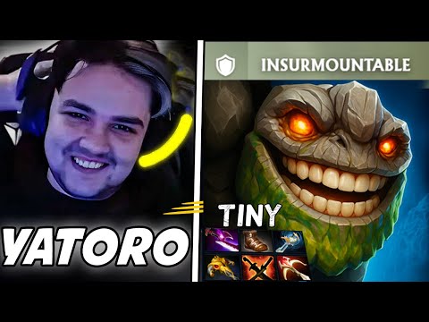 TINY is Absolutely OP in YATORO's Hands! | Dota 2 🔥🔥