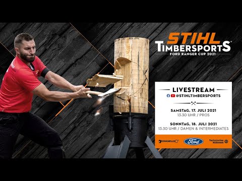 STIHL TIMBERSPORTS® German Women/Newcomer Championship 2021 – Re-Live (German commentary)