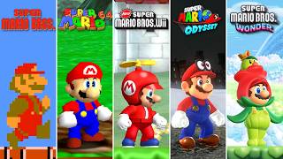 Evolution of First Levels in Mario Games (1983 - 2026)