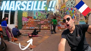 Fransa'nın En Tehlikeli Şehrine Geldim !! Fransa Vlog ve Marsilya Gezisi #120