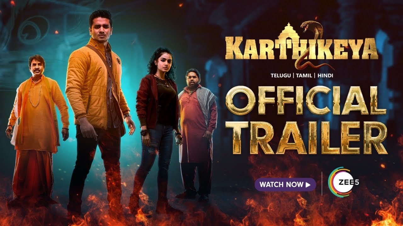 Karthikeya 2(Telugu) | Zee5 Official Trailer| Nikhil | Anupama Parameshwaran | Anupam Kher | Oct 5th - YouTube