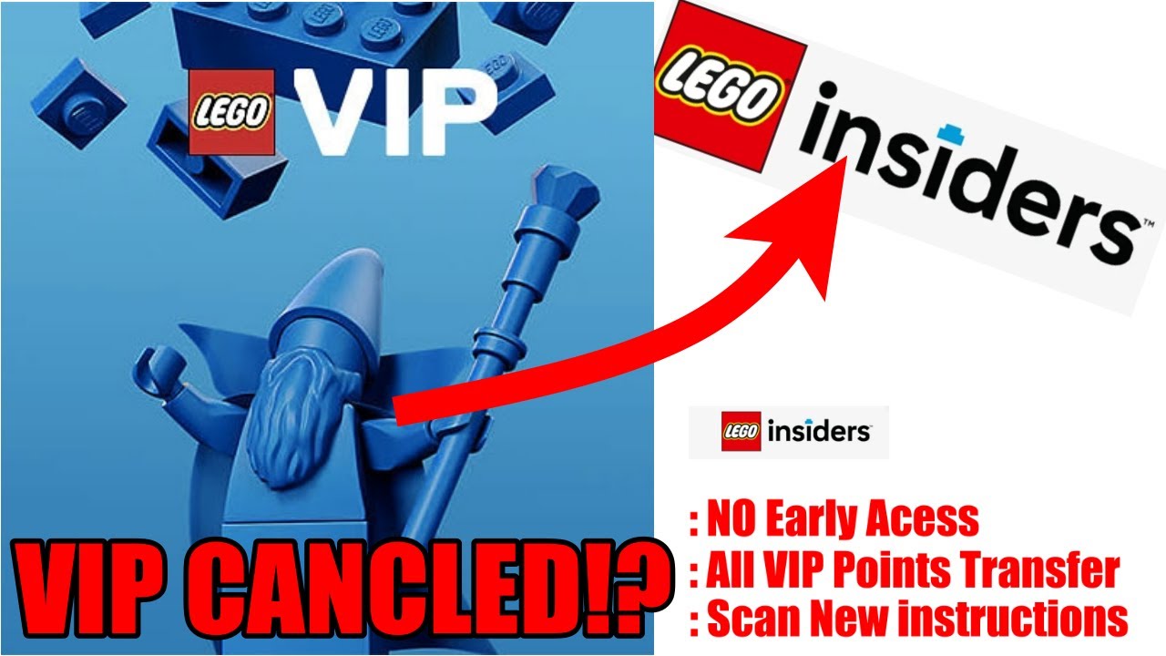 Lego CANCLED VIP and replaced it with Insiders?!