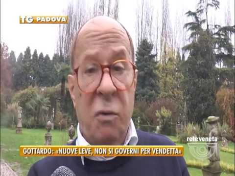 TG PADOVA (19/11/2016) - GOTTARDO: « NUOVE LEVE, NON SI GOVERNI PER VENDETTA»