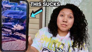 MY NEW CAR WAS TOTALED 😩 | STORYTIME and VACATION HAIR PREP | Ashkins Curls