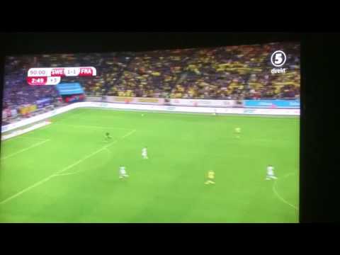 Ola Toivonen Goal last minute Sweden vs France 09/06/2017
