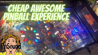 Cheap Awesome Pinball Experience with TFTC and PinSound RETROCENGO Audio Package🤩🤩
