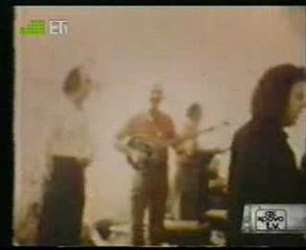 Theodorakis, Mercouri rehearsing for a protest concert