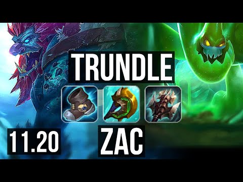 TRUNDLE vs ZAC (JUNGLE) | Rank 4 Trundle, 5/3/13 | JP Grandmaster | v11.20