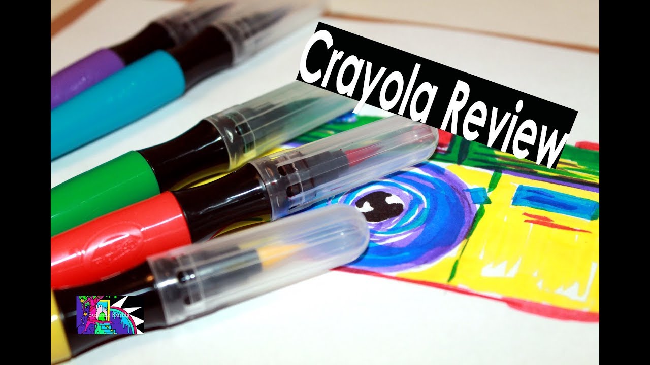 Crayola Paint Brush Pens | Review and Demo