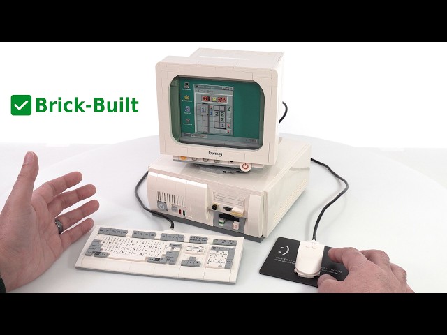 Vídeo relacionado con PANTASY Conjunto de Construcción de Computadora Retro para Adultos: Set de Modelos de Construcción para Adultos, Modelo Exhibible Retro Coleccionable, Idea Pasatiempos Creativos