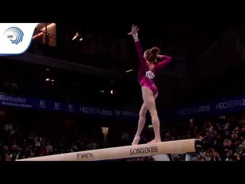 Elena EREMINA (RUS) – 2016 Juniors European Championships – All-Around, Beam