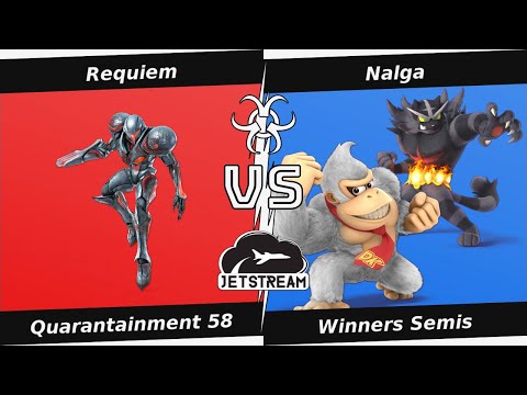 Quarantainment 58 Winners Semis - Requiem (Dark Samus) Vs Nalga (DK, Incineroar) - SSBU