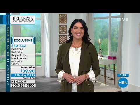 Bellezza Bronze Set of 2 DiamondCut RopeLink Necklaces