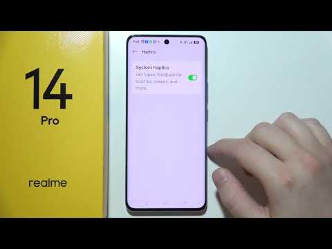 Realme 14 Pro: How to Turn Off Touch Vibrations