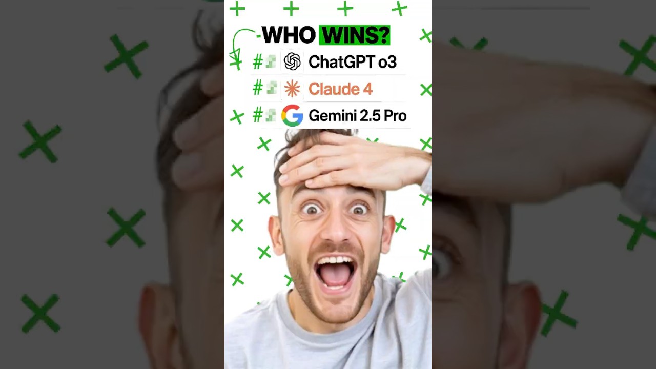 ChatGPT o3 VS Claude 4 VS VS Gemini 2.5 Pro: Who Wins?