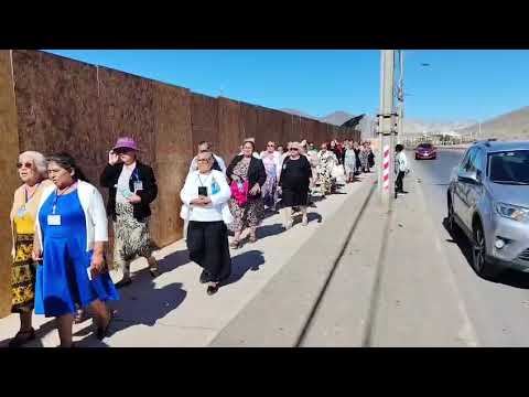 Confraternidad de Hermanas Dorcas en Iglesia Evangélica Pentecostal Chañaral, Chile.