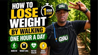 How to lose weight by walking one hour a day #weightloss