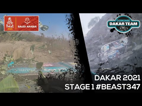 STAGE 1 finally Dakar, big damage van Loon, hitting trees - Coronel Dakar 2021