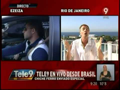 Tele 9 en Brasil: Todos quieren tocar la copa