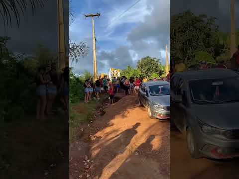 Festa no Rio Cocozinho em Gonçalves Dias, no Maranhão.