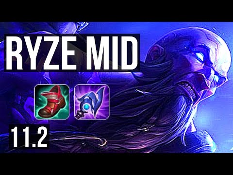 RYZE vs IRELIA (MID) | 8/1/7, 1.2M mastery, 400+ games | BR Diamond | v11.2