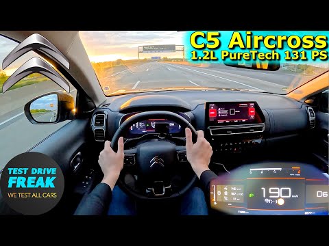 2024 Citroen C5 Aircross PureTech 130 131 PS TOP SPEED AUTOBAHN DRIVE POV
