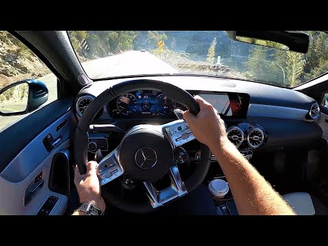 2021 Mercedes-AMG A35 - POV Canyon Drive (Binaural Audio)