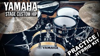 Video thumbnail for Yamaha Stage Custom Hip drumkit mods: Low noise hybrid E/A with EAD10 module ⚡️ by drumtecTV