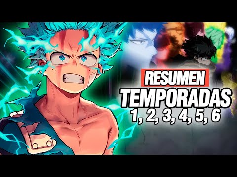 🔴 Todo My Hero Academia al Detalle en 1 VIDEO | Resumen Completo T1,2,3,4,5,6