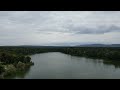 Drone Flight Over The Schloßsee In Kahl Am Main