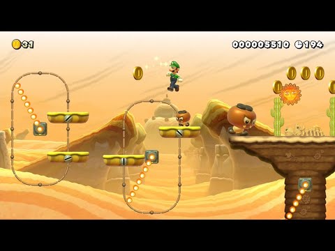 Super Mario Maker 2 - 2-2: The Sun Comes Out to Play by Baxter - No Commentary