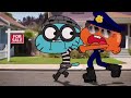 The Amazing World Of Gumball Bad Cop Darwin Arresting Gumball The Criminal